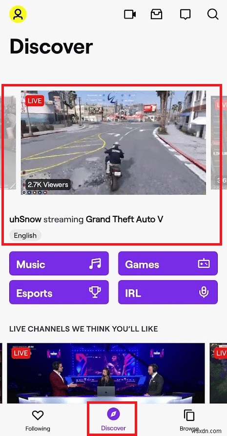 Twitch アプリが Android で動作しない問題を修正