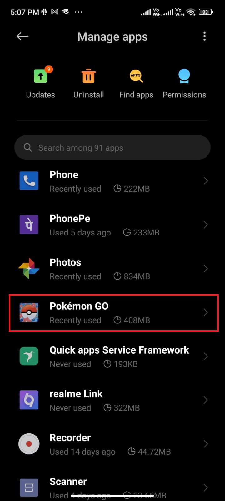 Android での Pokémon Go エラー 26 を修正