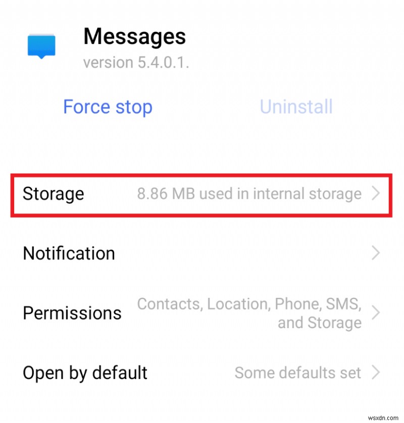 Android で 残念ながら Messaging Has Stop エラーを修正