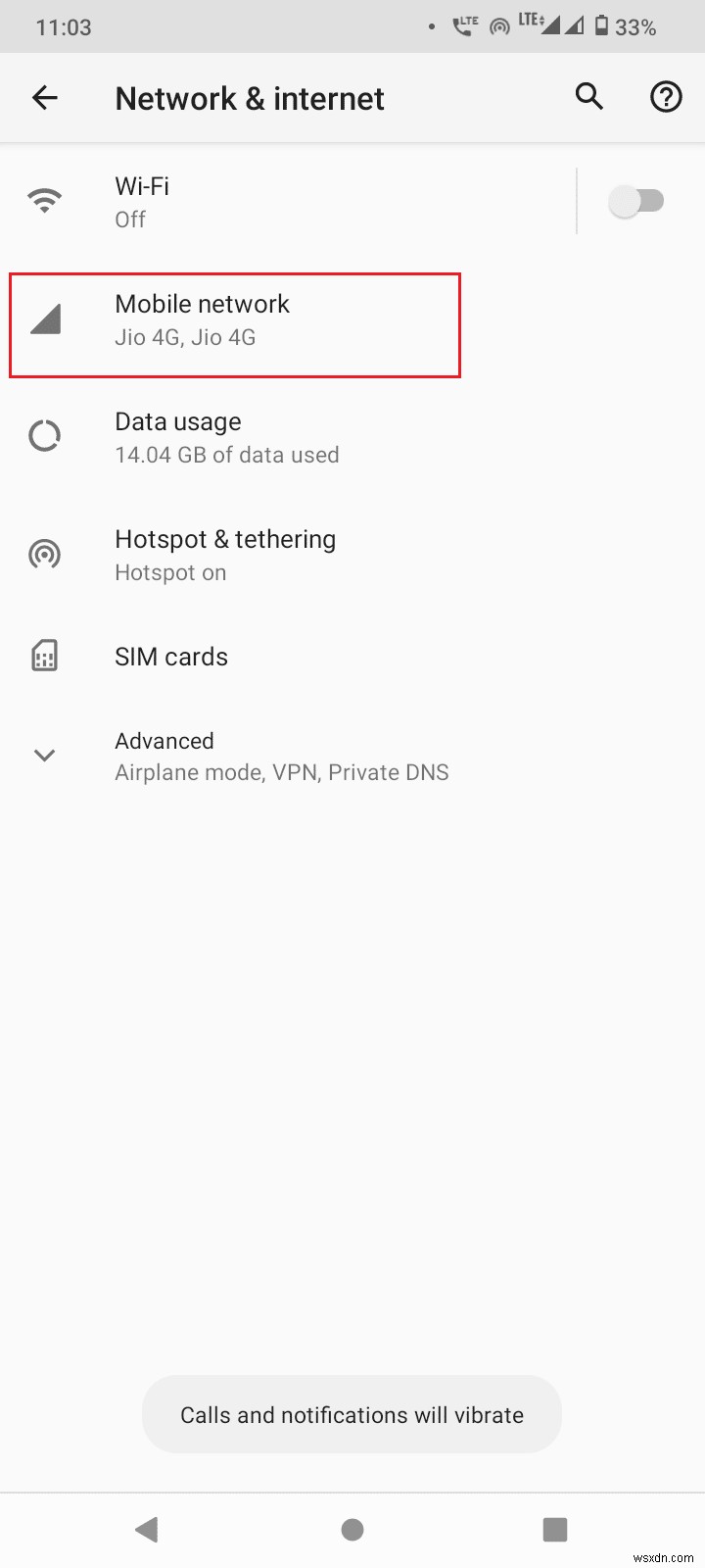 Android で SIM カードが機能しない問題を修正