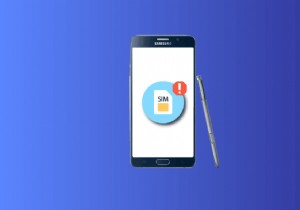 Samsung Galaxy Note 5 SIM カード エラーを修正する