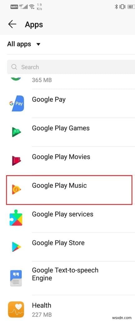Android での Google ミュージック再生エラーを修正