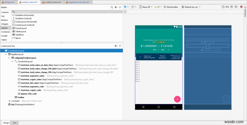 Android アプリの構築を開始する方法:モックアップ、UI、および XML レイアウトの作成 