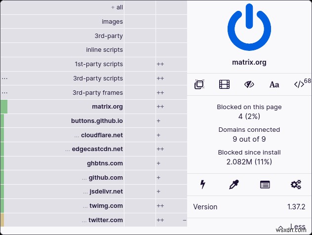 uBlock Origin を使用して Web ページから不要なコンテンツをブロックする方法 