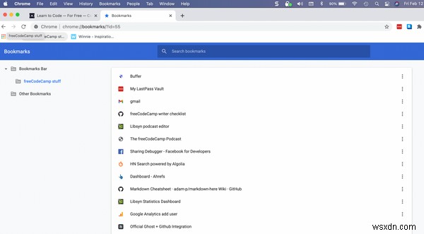 Chromeブックマーク–ブックマークを削除または回復する方法 