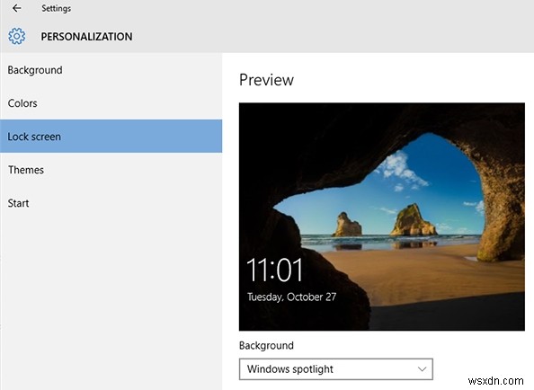 Windows 10 のログイン画面を変更する方法