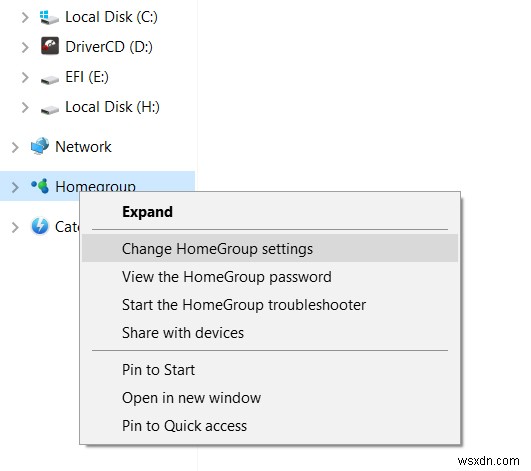 Windows 10 でホームグループ パスワードを検索または変更する方法