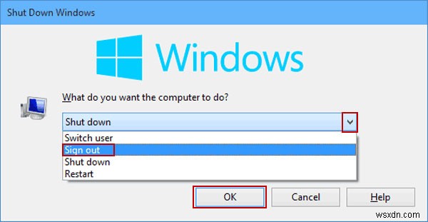 Windows 10 でログオフする 5 つの簡単な方法
