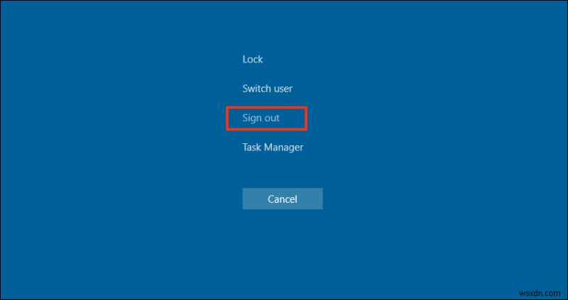 Windows 10 でログオフする 5 つの簡単な方法