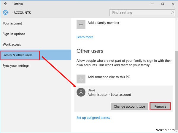 Windows 10 で管理者を変更する方法