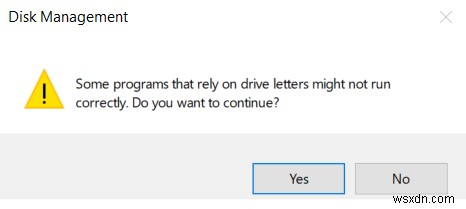 2 つの方法を使用して Windows 10 でドライブ文字を追加、削除、または変更する方法