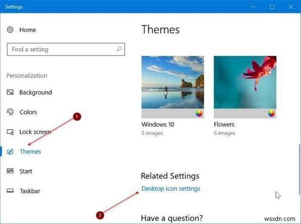 Windows 10 でデスクトップ アイコンを追加、変更、削除、復元する方法