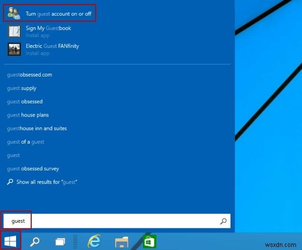 Windows 10 でゲスト アカウントを追加する方法