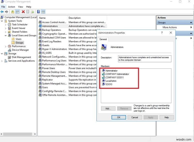 Windows Server および Windows 10/8/7 でユーザーをローカル管理者グループに追加する方法