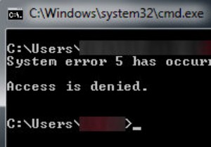 システム エラーの解決に役立つ 3 つの方法 Windows 10/8/7 でエラー 5 が発生しました