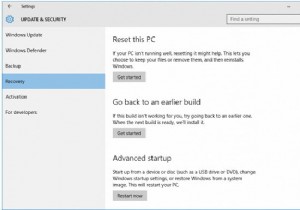 Windows 10 をリセットしてすべてを削除する方法