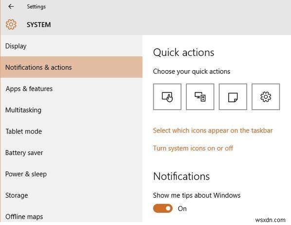 Windows 10 でヒント、コツ、提案をオフにする方法