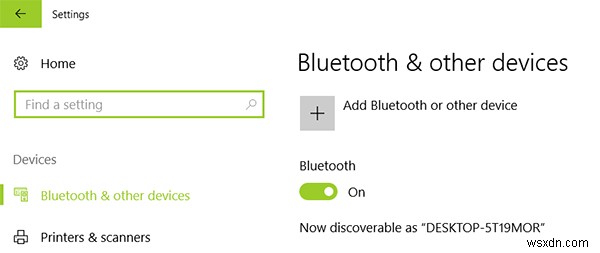 Windows 10 で Bluetooth を有効にする方法