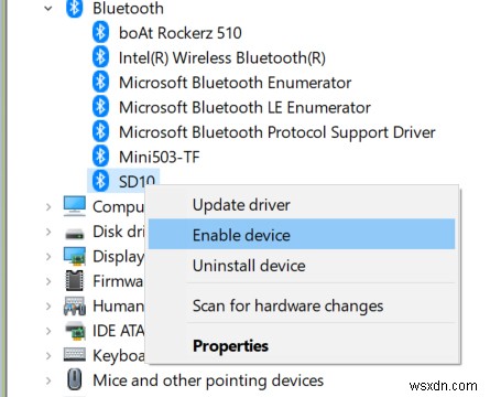 Windows 10 で Bluetooth を有効にする方法