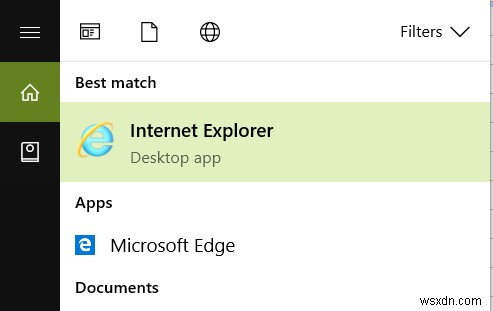 Windows 10 で Internet Explorer 11 を見つけて起動する方法