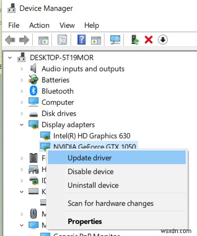 Windows 10 で NVIDIA コントロール パネルの起動に関する問題を解決する 3 つの方法