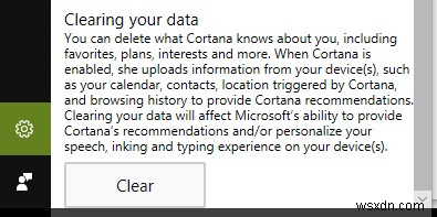 Windows の Cortana で個人データの収集を無効にする方法