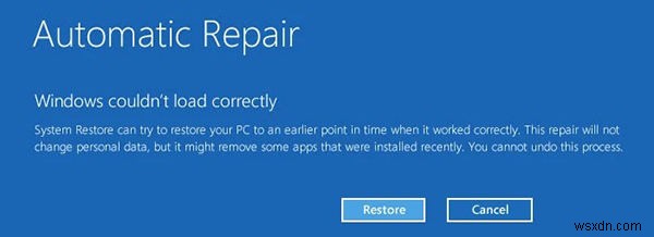 [解決済み] Windows 10 スタートアップ修復が機能しない