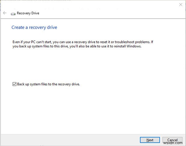 Windows 10 のリカバリ ディスクを作成する 3 つの方法