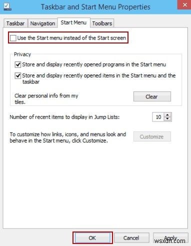 Windows 10 でスタート メニューをスタート画面に置き換える方法