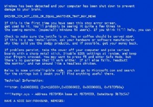 10 の一般的な Windows 10 ブルー スクリーン エラー コード (STOP コード) とその修正方法