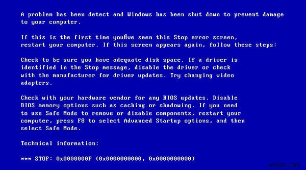 10 の一般的な Windows 10 ブルー スクリーン エラー コード (STOP コード) とその修正方法