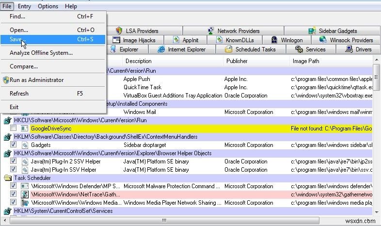 ERD Commander Autoruns を使用してスタートアップ プログラムを管理する方法