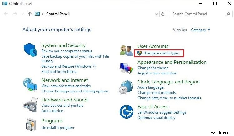 Windows 10 でユーザーのアカウント タイプを変更する 2 つの方法