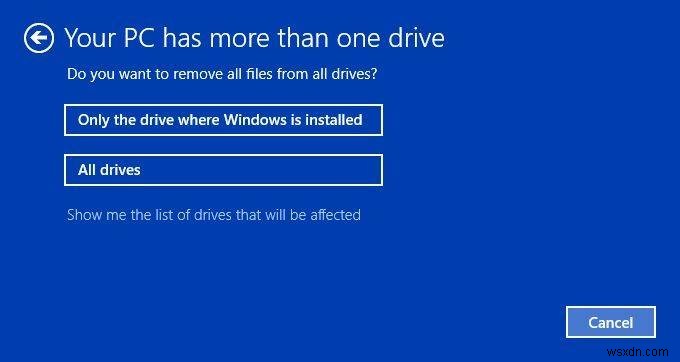 Windows 10 を出荷時の設定にリセットする簡単な手順