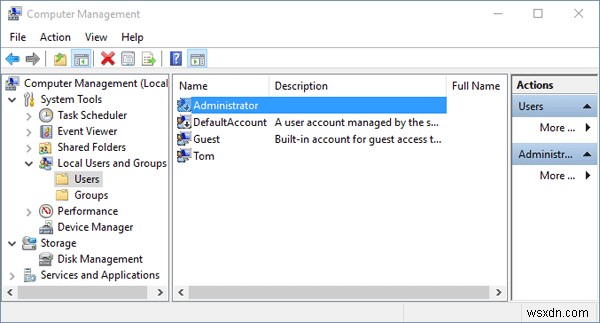 Windows 10 の組み込みの管理者アカウントを有効または無効にする 3 つの方法