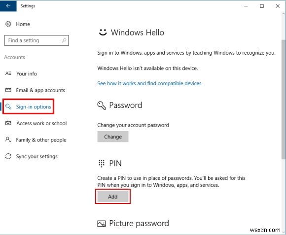 PIN の複雑性グループ ポリシーを有効にして複雑な Windows 10 PIN を作成する方法