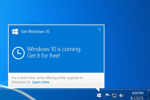 許可なく Windows 10 をダウンロード、停止するには?