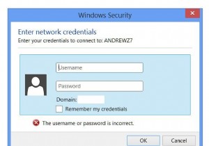 Windows 10 でネットワーク資格情報を入力する際の問題を解決する 4 つの方法