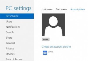 Windows 8 /8.1 でアカウントの画像を変更するための上位 2 つのオプション