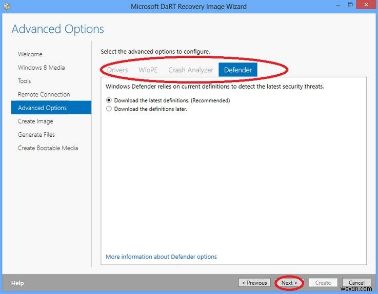 Windows 8.1/8 で ERD Commander ブート メディア ウィザードを作成して使用する方法