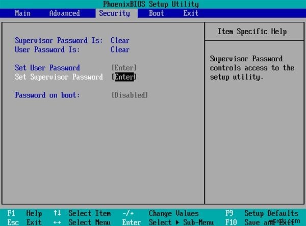 Windows 8.1/8 で BIOS パスワードを設定してセキュリティを確保する方法