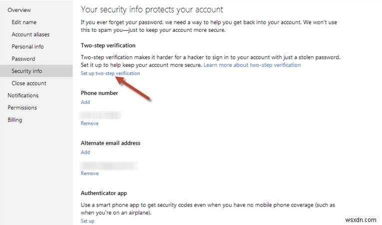 Microsoft アカウントのセキュリティに関するその他のヒント
