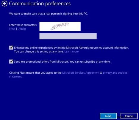 Windows 8.1 でローカル アカウントを Microsoft アカウントに変更する方法