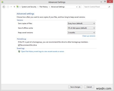 簡単なチュートリアル:Windows 8.1/8 でファイル履歴を使用してバックアップと復元を行う方法