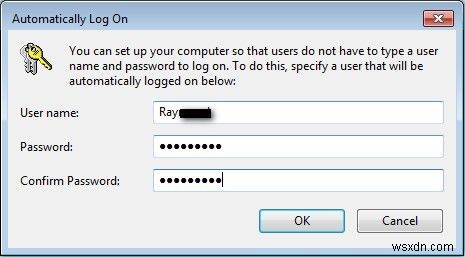 パスワードを入力せずに Windows 8.1/8/7 に自動的にログインする