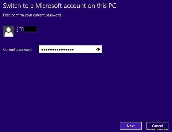 Windows 8.1/8 で Microsoft アカウントに関連付ける電子メール アドレスを変更する方法