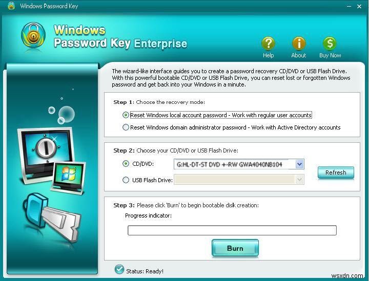 パスワードを作成する簡単な方法 Windows 8.1 リセット ディスク