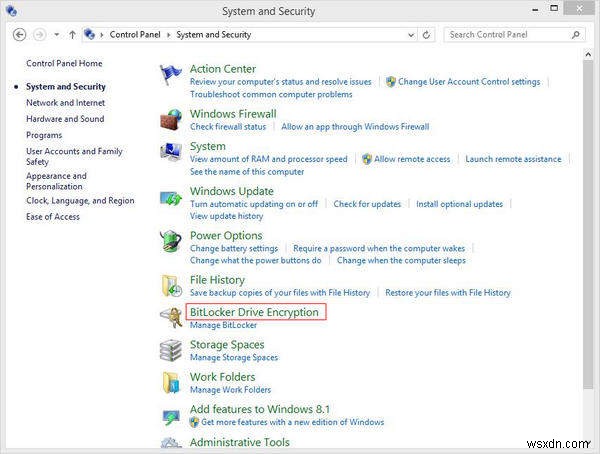 Windows 8.1/8 で BitLocker を無効にする方法