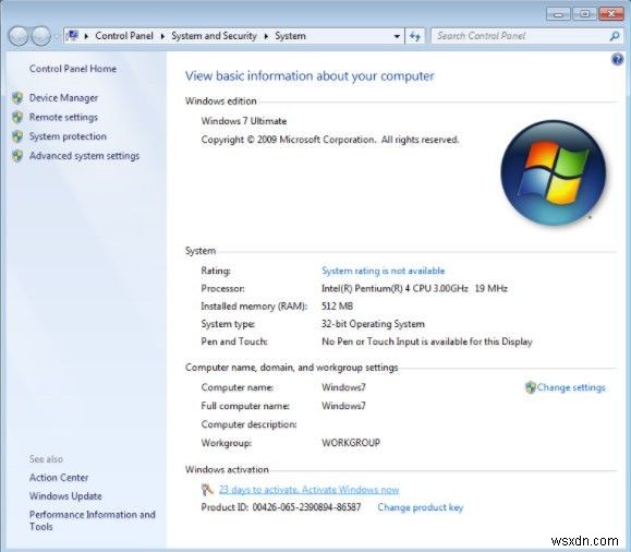 Windows 7 エラー コード 0XC004E003 が発生しました。修正方法は?