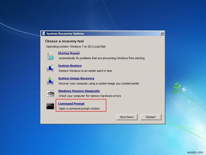 Windows 7 でエラー 0xc00000e9 を修正する方法